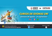 (CEPS - UNI) / Cursos de idiomas UNI - semana 28 agosto - 21 septiembre