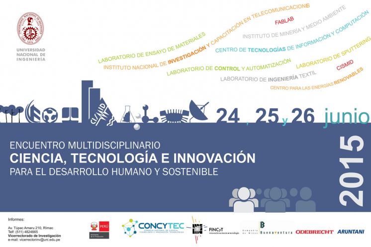 Programa del Encuentro Multidisciplinario Ciencia, Tecnología e Innovación Tecnológica para el Desarrollo Humano y Sostenible