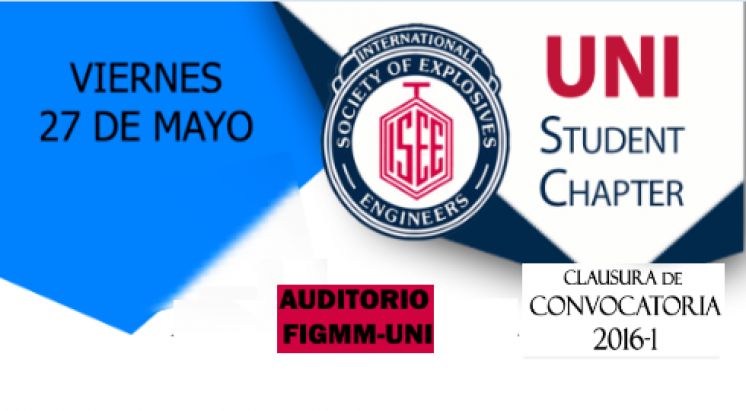 Clausura de Convocatoria 2016-I UNI Student Chapter