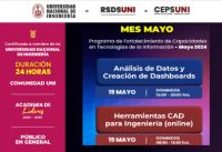RSDS UNI / Cursos especializados - Programa de cursos especializados - Mes de mayo