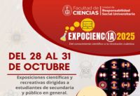 La Facultad de Ciencias de la Universidad Nacional de Ingeniería tiene el agrado de invitar al evento académico Expociencia 2025 | Del 28 al 31 DE Octubre