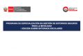 Ministerio de Transportes y Comunicaciones presenta el &ldquo;Programa de Especializaci&oacute;n en Gesti&oacute;n de Entornos Seguros para la Movilidad: I Edici&oacute;n sobre Entornos Escolares&rdquo; (PEES1-DSV) para alumnos de pregrado UNI | Cierre de inscripciones 24 de Octubre