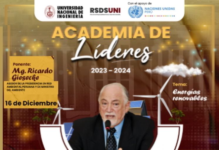 EX MINISTRO DEL AMBIENTE, RICARDO GIESECKE DICTA CURSO SOBRE ENERGÍAS RENOVABLES ESTE SÁBADO 16