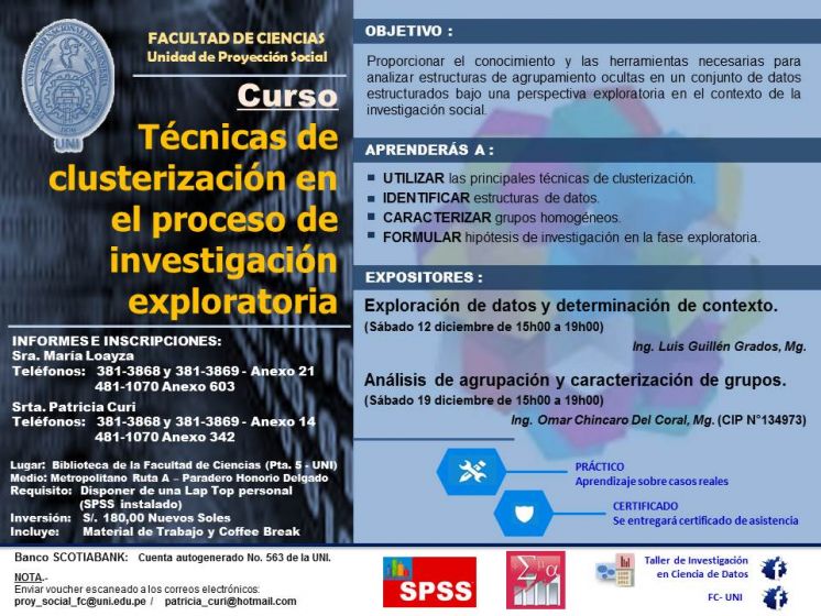 Técnicas de clusterización en el proceso de investigación exploratoria