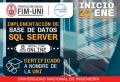 CURSO: IMPLEMENTACIÓN DE BASE DE DATOS SQL SERVER - INICIO DE CLASES: MIÉRCOLES 27 DE ENERO