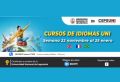 (CEPS - UNI) / Cursos de idiomas UNI - semana 22 noviembre - 25 enero