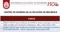 EL CENTRO DE IDIOMAS DE LA FACULTAD DE MEC&Aacute;NICA INVITA A PARTICIPAR EN LOS CURSOS DE INGL&Eacute;S QUE OFRECE | INICIO AGOSTO 2026