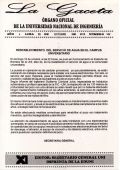 Gaceta 102 Restablecimiento del agua en el campus universitario