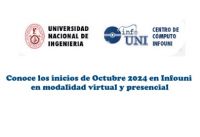 INFOUNI-FIM: Conoce los inicios de Octubre 2024 en Infouni en modalidad virtual y presencial | ¡Inscríbete ahora y construye un futuro brillante con tu certificado a nombre de la UNI!