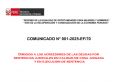 COMUNICADO N° 001-2025-EF/70 DEL MEF Dirigido a los acreedores de las deudas por sentencias judiciales en calidad de cosa juzgada y en ejecución de sentencia