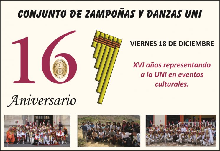 Aniversario Conjunto de Zampoñas y Danzas UNI