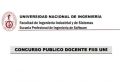 CONVOCATORIA A CONCURSO P&Uacute;BLICO DOCENTE DE LA ESCUELA PROFESIONAL DE INGENIER&Iacute;A DE SOFTWARE DE LA FACULTAD DE INGENIER&Iacute;A INDUSTRIAL Y DE SISTEMAS