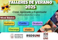 ¡Este verano, en los Talleres de verano 2025 del Centro Cultural UNI, crea, aprende y exprésate como nunca!