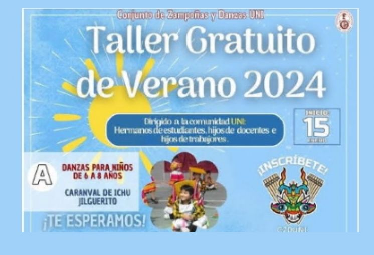 ¡Inscripciones abiertas para el Taller Gratuito de Danzas 2024!