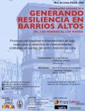 Workshop Verano 2016. Generando resiliencia en Barrios Altos