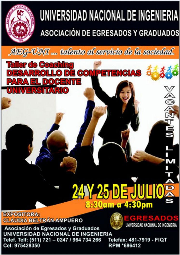 Taller de Coaching. Desarrollo de Competencias para el Docente Universitario