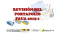 REVISIÓN DEL PORTAFOLIO FAUA 2015-1