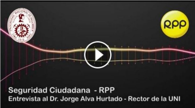 Entrevista RPP al Dr. Jorge Alva Hurtado sobre Seguridad Ciudadana