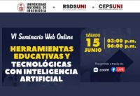CEPS: INVITACIÓN VI Seminario Web 2024:  HERRAMIENTAS EDUCATIVAS Y TECNOLÓGICAS CON INTELIGENCIA ARTIFICIAL - 15 JUNIO