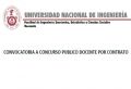 CONVOCATORIA A CONCURSO PUBLICO DOCENTE POR CONTRATO - FIEECS – AÑO 2019-2