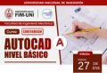 Proyecci&oacute;n Social de la FIM Cursos 2024 | &iexcl;  Domina AutoCAD 2D y 3D desde cero  ! | Inicio 27 de Enero