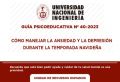 Bienestar Social DIGA-URRHH-UNI - 40° GUIA PSICOEDUCATIVA 2023: CÓMO MANEJAR LA ANSIEDAD Y LA DEPRESIÓN DURANTE LA TEMPORADA NAVIDEÑA