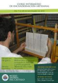 Curso-taller b&aacute;sico de Conservaci&oacute;n y Restauraci&oacute;n de Papel