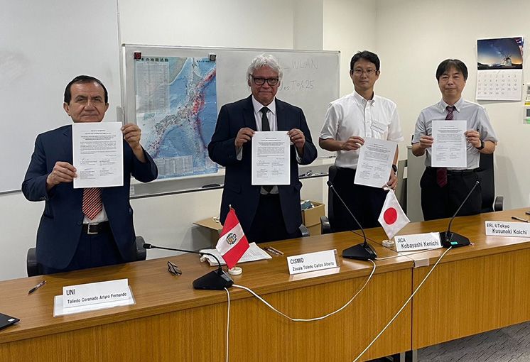 UNI y Jap&oacute;n unen fuerzas en Tokio ante riesgo s&iacute;smico en Lima Metropolitana