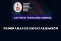 Programas de Especialización del Centro de Formación Continua de la Facultad de Ingeniería Económica, Estadísticas y Ciencias Sociales