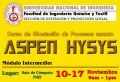 CURSO DE &quot;SIMULACIÓN DE PROCESOS USANDO ASPEN HYSYS&quot;