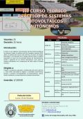 III CURSO TEÓRICO PRÁCTICO DE SISTEMAS FOTOVOLTAICOS AUTÓNOMOS