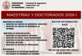 PROCESO DE ADMISI&Oacute;N MAESTR&Iacute;A Y DOCTORADO FIIS 2026-1 / INSCRIPCIONES HASTA EL 14 DE MARZO DEL 2026