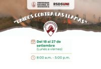 PARTICIPA EN ESTA CAMPAÑA DE AYUDA A NUESTROS HERMANOS QUE ESTÁN ENFRENTANDO LOS INCENDIOS FORESTALES: ¡UNIDOS CONTRA LAS LLAMAS! | Del 18 al 27 de septiembre