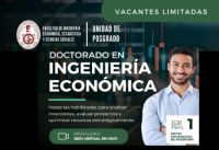 CONVOCATORIA DE ADMISIÓN: Doctorado en Ingeniería Económica 2024-I UPG FIEECS-UNI