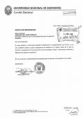 Comit&eacute; Electoral UNI: El resultado de las elecciones de las autoridades: Rector, Vicerrectores, Decanos y Miembros de &Oacute;rganos de Gobierno