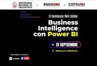 INVITACIÓN IX Seminario Web 2024: Business Intelligence con Power BI 21 Setiembre