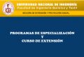 PROGRAMAS DE ESPECIALIZACIÓN Y TALLERES DE &quot;SECCIÓN DE EXTENSIÓN Y PROYECCIÓN SOCIAL - FIQT