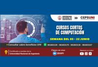 CEPS - UNI, / Cursos cortos de computación - semana del 05 - 22 JUNIO