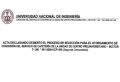 ACTA DECLARANDO DESIERTO EL PROCESO DE SELECCI&Oacute;N PARA EL OTORGAMIENTO DE LA CONCESI&Oacute;N DEL SERVICIO DE CAFETER&Iacute;A DE LA UNIDAD DE CENTRO PREUNIVERSITARIO - SECTOR T-UNI N&deg; 001-2026 (SEGUNDA CONVOCATOR&Iacute;A)