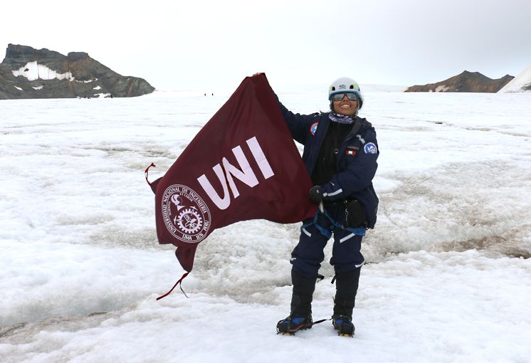 Explorando el mundo: Ingeniera de la UNI investiga el cambio clim&aacute;tico desde la Ant&aacute;rtida