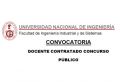 CONVOCATORIA CONCURSO DOCENTE FIIS 2026-1 | ENTREGA DE DOCUMENTOS HASTA EL 03 DE MARZO
