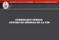 CURSOS QUE BRINDA EL CENTRO DE IDIOMAS DE LA FIM