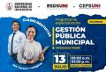 RSDS UNI / GESTI&Oacute;N P&Uacute;BLICA MUNICIPAL / INICIO CLASES GRATUITAS : 13 DE JULIO
