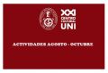 Actividades Agosto - Octubre 2019 del Centro Cultural UNI