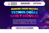 ¡Seminario online gratuito! - TECNOLOGÍAS WEB Y MÓVILES | FECHA: 06 DE SETIEMBRE