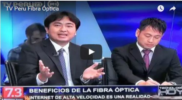 TV Perú: Entrevista sobre Fibra Óptica