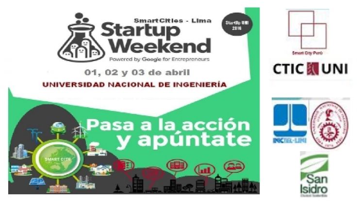 Startup Weekend Smart Cities Lima en la UNI