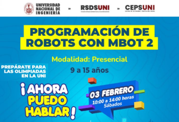 (CEPS - UNI) / Programación de Robots con Mbot 2 | Inicio 03 de Febrero