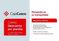 Primera Campa&ntilde;a Informativa de la Caja Municipal de Ahorro y Cr&eacute;dito - CAJA CUSCO dirigida al personal administrativo y docente de la UNI | Fechas 21,26 y 28 de Agosto
