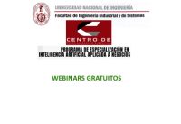 WEBINARS GRATUITOS DEL  PROGRAMA DE ESPECIALIZACIÓN EN INTELIGENCIA ARTIFICIAL APLICADA A NEGOCIOS  QUE OFRECE EL CENTRO DE ESPECIALIZACIÓN EJECUTIVA DE LA FIIS